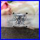 1.80TCW Princess Cut Moissanite Women's Engagement Ring In 14k White Gold Plated