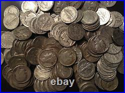 1 HALF POUND LB BAG Mixed U. S. Junk Silver Coins ALL 90% Silver Pre 1965 ONE