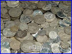 1 Pound LB 1964 or Before US Silver Coin Lot No Culls All Readable Dates