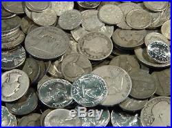 1 Pound LB 1964 or Before US Silver Coin Lot No Culls All Readable Dates