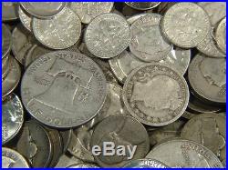 1 Pound LB 1964 or Before US Silver Coin Lot No Culls All Readable Dates