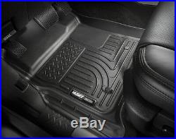 2002-2009 Dodge Ram 1500/2500/3500 Quad Cab Black Husky WeatherBeater Floor Mats