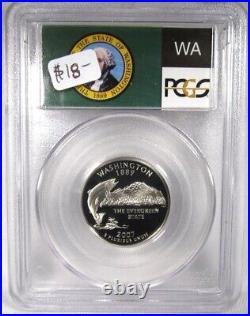 2007-S MT, WA, ID, WY & UT State Quarters All PCGS PR69 DCAM Coins AM739