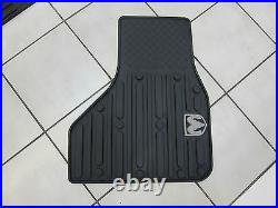 2009-2012 Dodge Ram Quad Cab All Weather Rubber Slush Floor Mats Mopar OEM