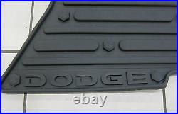 2009-2012 Dodge Ram Quad Cab All Weather Rubber Slush Floor Mats Mopar OEM