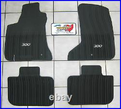 2011-2020 Chrysler 300 AWD All Weather Rubber Slush Mats Floor Mats Mopar OEM