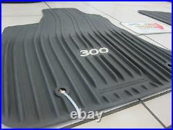 2011-2020 Chrysler 300 AWD All Weather Rubber Slush Mats Floor Mats Mopar OEM