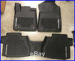 2012-2018 SEQUOIA FLOOR LINERS MAT ALL WEATHER With2ND CONSOLE OEM PT908-0C160-02