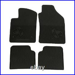 2013-2018 Fiat 500 Abarth 2dr All Weather Season Rubber Slush Floor Mats Mopar