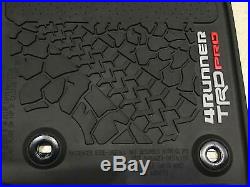 2013-2020 Toyota 4runner Trd Pro All Weather/rubber Floor Mats Pt908-89200-02