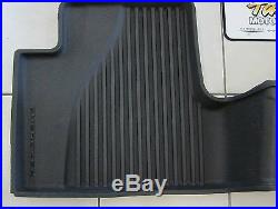 2014 2020 Jeep Cherokee All Weather Black Slush Mats and Cargo Tray Mopar OEM