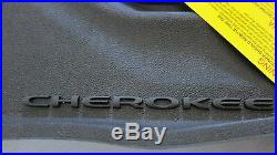 2014 2020 Jeep Cherokee All Weather Black Slush Mats and Cargo Tray Mopar OEM