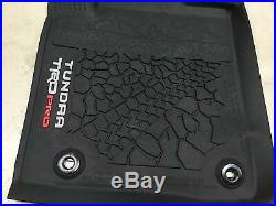 2014-2020 Toyota Tundra Trd Pro All Weather Floor Liners / Rubber Floor Mats