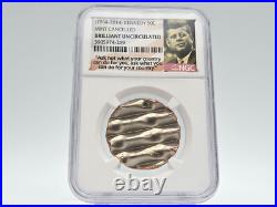 2014 Kennedy 50th Anniversary 5 COIN SET with CANCELED HALF ALL GRADED 70