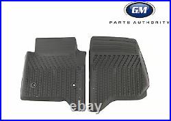 2015-2020 Cadillac Escalade Premium All Weather Front & 2nd Row Mats Black OEM
