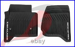 2015-2020 Escalade ESV Front & 2nd & 3rd & Cargo All Weather Floor Mats Black