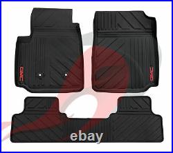 2015-2021 GMC Canyon Crew Cab GM Front & Rear All Weather Floor Mats Black