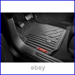 2015-2021 GMC Canyon Crew Cab GM Front & Rear All Weather Floor Mats Black
