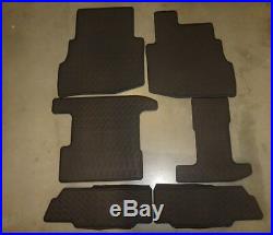 2016 2019 Mazda CX-9 Front and Rear All Weather Rubber Floor Mats (set of 8)