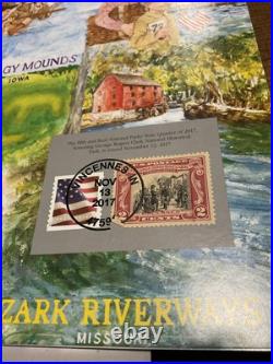2017 P/D Uncirculated Mint Set Postal Commemorative Society Coin & Stamps