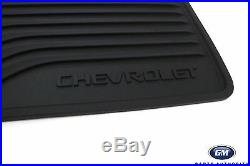 2018-2019 Chevrolet Equinox Premium All Weather Front Rear & Cargo Mat Pkg Black