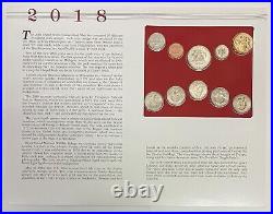 2018 D Denver Uncirculated Mint Set Postal Commemorative Society Coin & Stamps