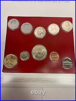 2018 D Denver Uncirculated Mint Set Postal Commemorative Society Coin & Stamps