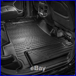 2019 RAM 1500 Crew Cab MaxLiner All Weather Floor Mats Liner Custom Fit BLK Set