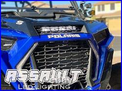 2019+ Rzr Xp Turbo & Turbo S 10 Single Row Hood Scoop Grille Led Light Bar