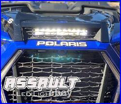 2019+ Rzr Xp Turbo & Turbo S 10 Single Row Hood Scoop Grille Led Light Bar