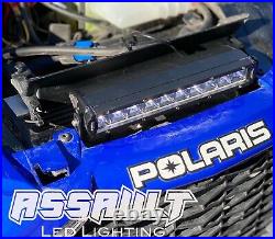 2019+ Rzr Xp Turbo & Turbo S 10 Single Row Hood Scoop Grille Led Light Bar