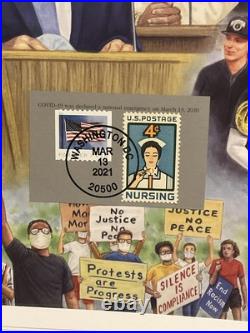 2020 P/D Uncirculated Mint Set Postal Commemorative Society Coin & Stamps
