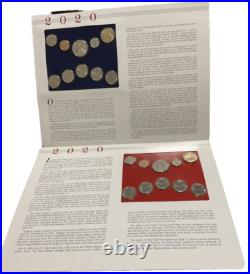 2020 P/D Uncirculated Mint Set Postal Commemorative Society Coin & Stamps 2020 P/D Uncirculated Mint Set Postal Commemorative Society Coin & Stamps