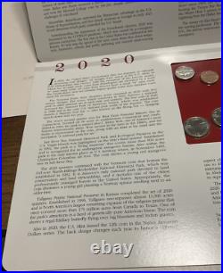 2020 P/D Uncirculated Mint Set Postal Commemorative Society Coin & Stamps