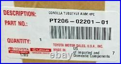 2020 Toyota Corolla ALL Weather Liners Genuine OEM PT206-02201-01