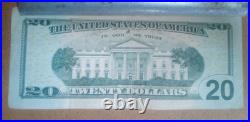 $20 USD All Consecutive #'s Serial #24316507