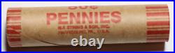 $25 Box Wheat Cents 50 rolls 2500 Coins dated from 1909-1958 PDS All 3 Mints #C
