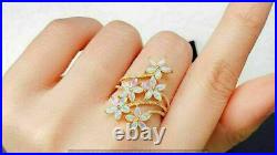 2Ct Marquise Cut Simulated Fire Opal Women's Wedding Ring 14K Yellow Gold Plated