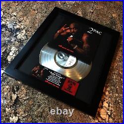 2Pac (ALL EYEZ ON ME) Award Vinyl LP CD Record Album MTV Tupac Suge Knight