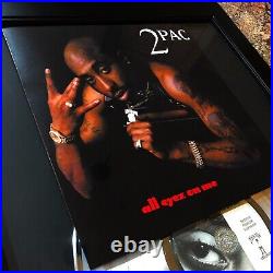 2Pac (ALL EYEZ ON ME) Award Vinyl LP CD Record Album MTV Tupac Suge Knight