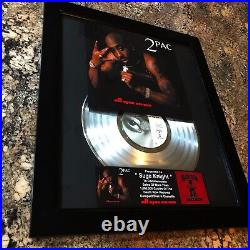 2Pac (ALL EYEZ ON ME) Award Vinyl LP CD Record Album MTV Tupac Suge Knight