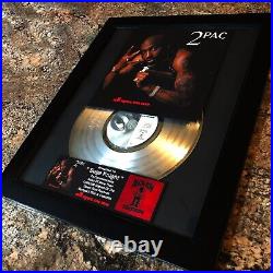 2Pac (ALL EYEZ ON ME) Award Vinyl LP CD Record Album MTV Tupac Suge Knight