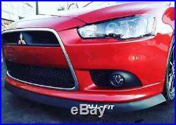 2.5 MID Red All-fit Universal Lip Kit Aftermarket Car Spoiler Splitter Ez Body