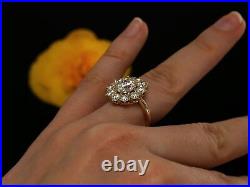 2.70Ct Round VVS1 Moissanite Forever One Engagement Ring Solid 14k Yellow Gold