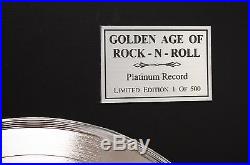 2 Pac All Eyez on Me LTD Platinum LP Record Display Award Style Memorabilia
