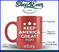 30 Pack Keep America Great! 2020 Red Ceramic Coffee Mug MAGA Donald Trump Cup