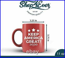 30 Pack Keep America Great! 2020 Red Ceramic Coffee Mug MAGA Donald Trump Cup