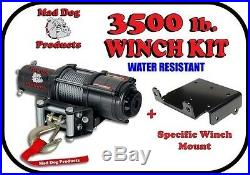 3500lb Mad Dog Winch Mount Combo Can-Am 13-20 Outlander 500 570 650 (all models)