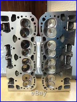 350-5.7 (2) Chevy Aluminum Corvette Lt1 Cylinder Heads Hollow Big Valve10207648