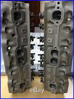 350-5.7 (2) Chevy Aluminum Corvette Lt1 Cylinder Heads Hollow Big Valve10207648